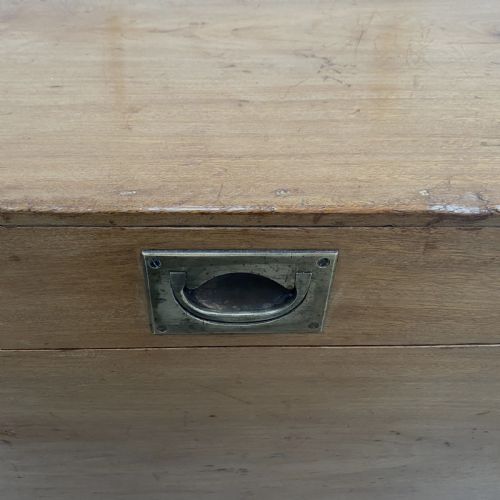 LARGEOVERSIZED CAMPHOR MILITARYCAMPAIGN TRUNKCHESTBOX - ADDITIONAL PHOTO 3