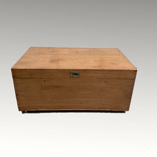 LARGEOVERSIZED CAMPHOR MILITARYCAMPAIGN TRUNKCHESTBOX - ADDITIONAL PHOTO 5