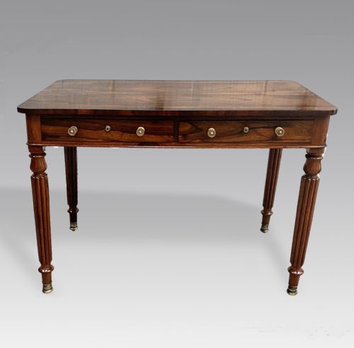 REGENCY ROSEWOOD LIBRARY TABLE ATTRIBUTED TO GILOWS - ADDITIONAL PHOTO 5