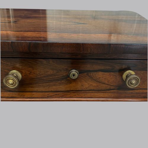REGENCY ROSEWOOD LIBRARY TABLE ATTRIBUTED TO GILOWS - ADDITIONAL PHOTO 6