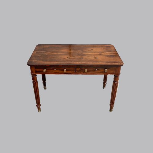 REGENCY ROSEWOOD LIBRARY TABLE ATTRIBUTED TO GILOWS - ADDITIONAL PHOTO 9