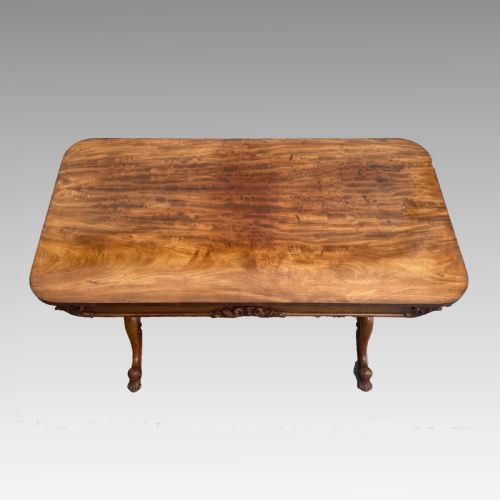 EARLY 19TH CENTURY MAHOGANY LIBRARY TABLE - ADDITIONAL PHOTO 4
