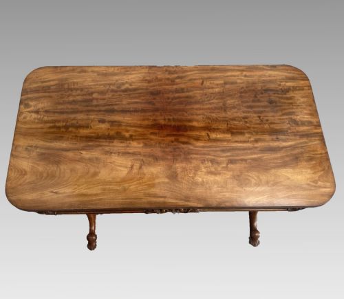 EARLY 19TH CENTURY MAHOGANY LIBRARY TABLE - ADDITIONAL PHOTO 6
