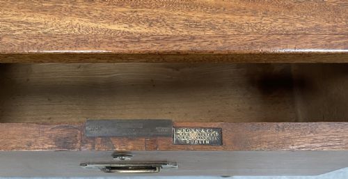 TEAK MILITARYCAMPAIGN CHEST OF DRAWERS BY ROSS CO DUBLIN - ADDITIONAL PHOTO 13