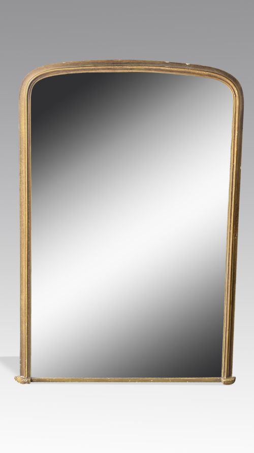 EXCEPTIONALLY LARGE OVERMANTLEOVERMANTLE MIRROR