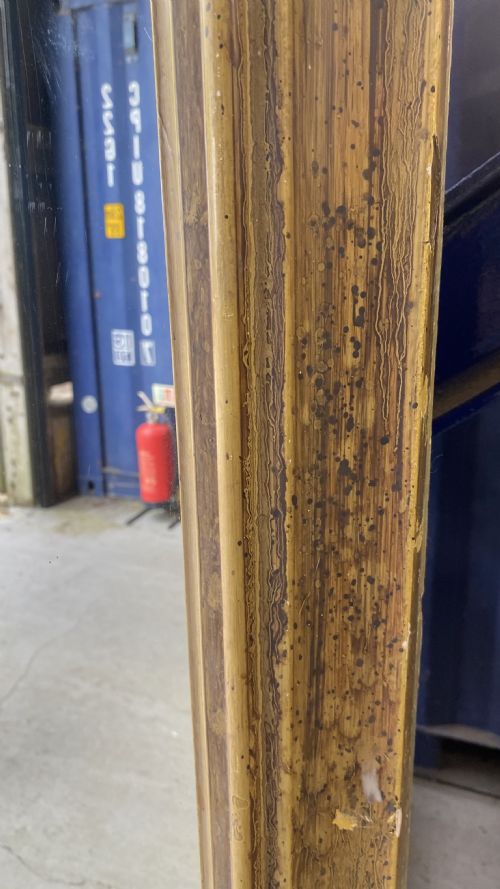 EXCEPTIONALLY LARGE OVERMANTLEOVERMANTLE MIRROR - ADDITIONAL PHOTO 3