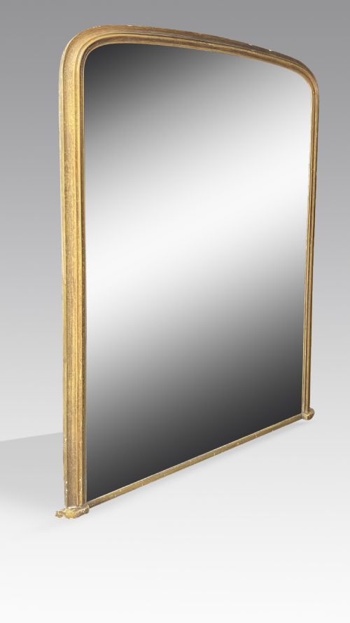 EXCEPTIONALLY LARGE OVERMANTLEOVERMANTLE MIRROR - ADDITIONAL PHOTO 4