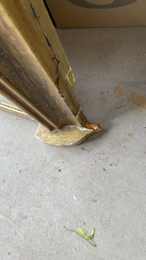 EXCEPTIONALLY LARGE OVERMANTLEOVERMANTLE MIRROR - ADDITIONAL PHOTO 5