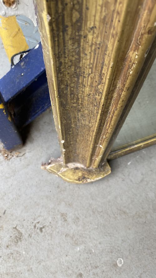 EXCEPTIONALLY LARGE OVERMANTLEOVERMANTLE MIRROR - ADDITIONAL PHOTO 7