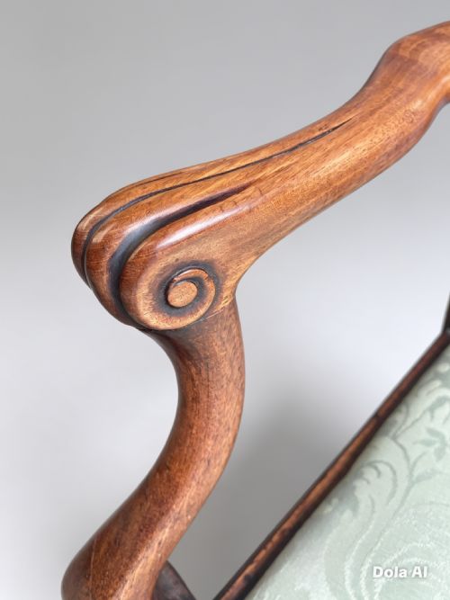 18TH CENTURY CHIPPENDALE DESIGN ARMCHAIR - ADDITIONAL PHOTO 7