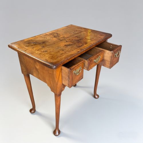 SMALL GEORGE II WALNUT LOWBOY - ADDITIONAL PHOTO 3