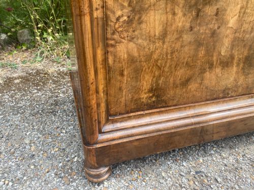 BURR WALNUT BONNETIERE WADROBE CUPBOARD - ADDITIONAL PHOTO 9