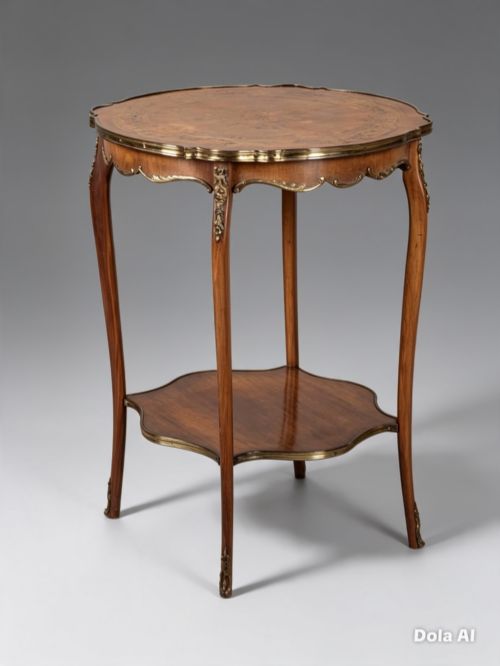 EARLY 19TH CENTURY FRENCH MARQUETRY CIRCULAR OCCASIONAL TABLE