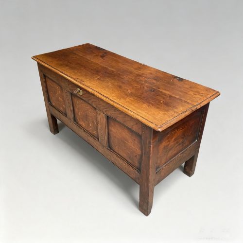 17TH CENTURY OAK COFFER - ADDITIONAL PHOTO 4