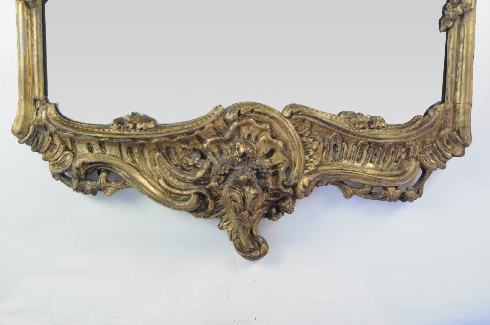 Early 19th century Gilded Continental Mirror View IV
