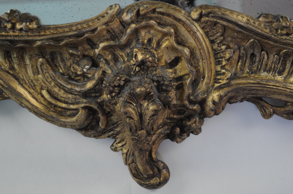 Early 19th century Gilded Continental Mirror View V