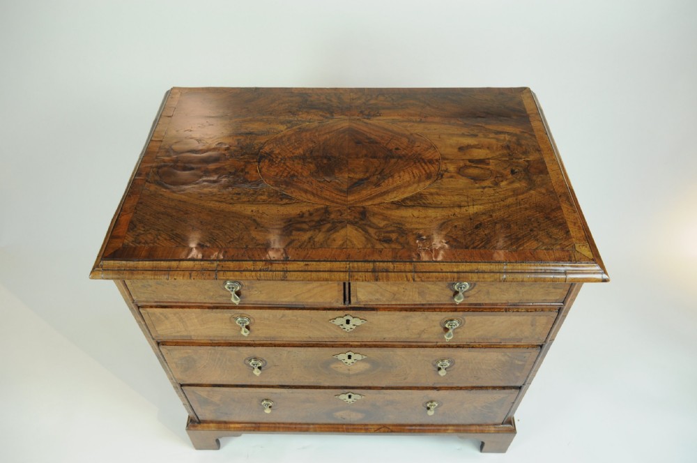 Good George II Burr Walnut Chest of Drawers View V