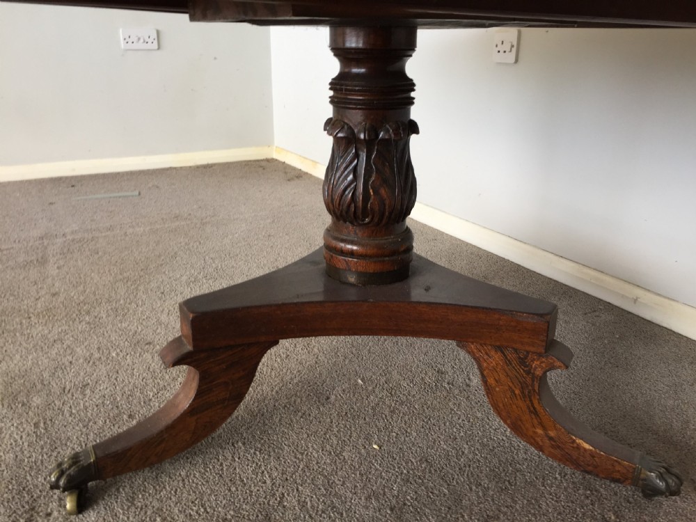 Circular rosewood breakfast or centre table with calamander crossbanding  View V