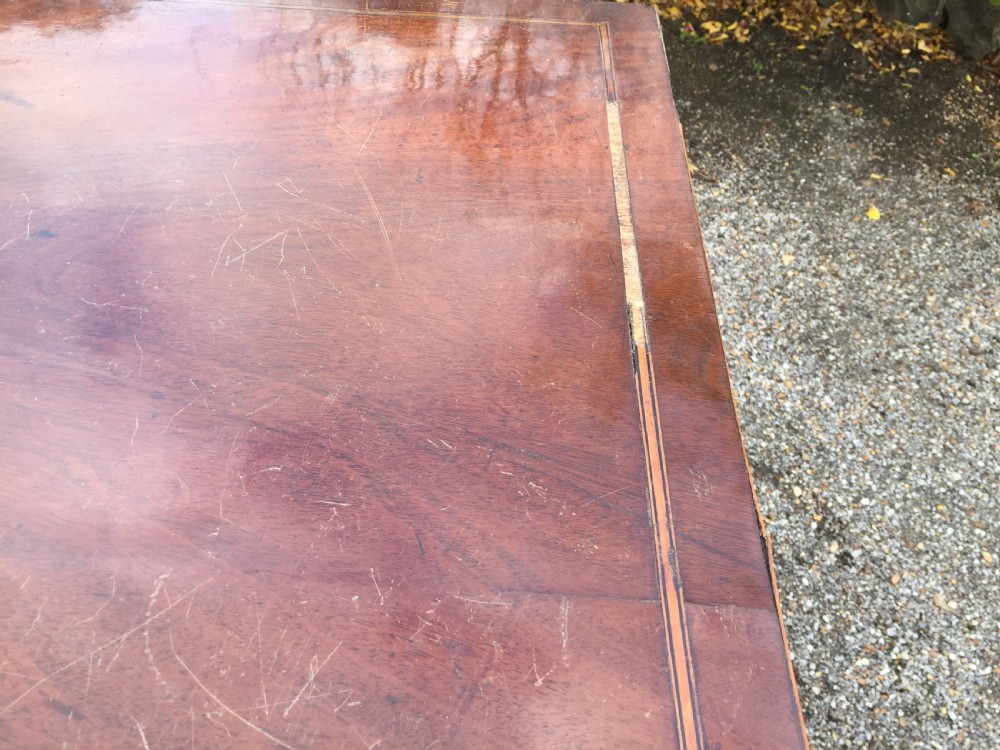 Georgian mahogany bow fronted sideboard View VI