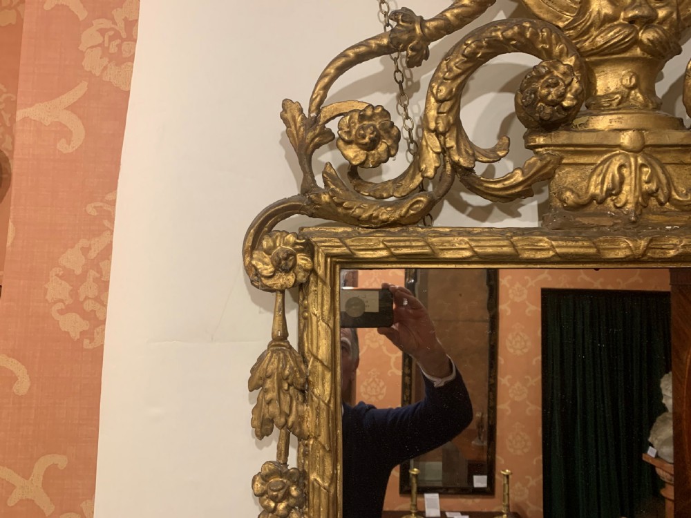 Tall 6ft 6in gilt Mirror View III