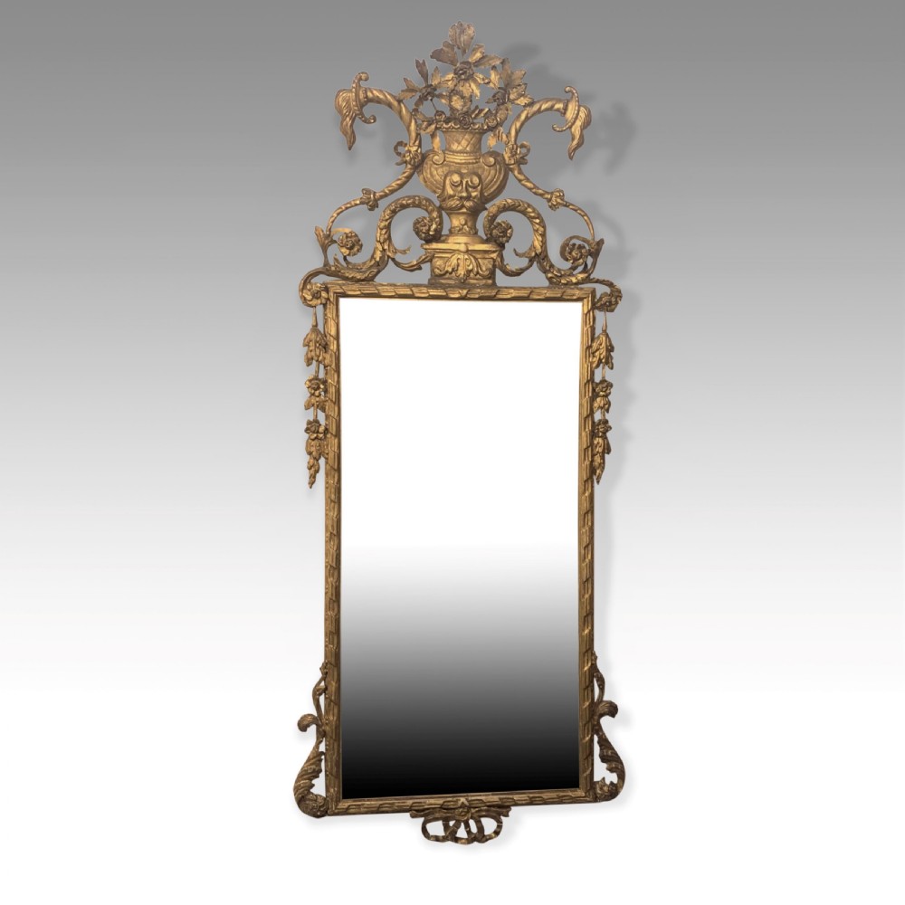 Tall 6ft 6in gilt Mirror View IX