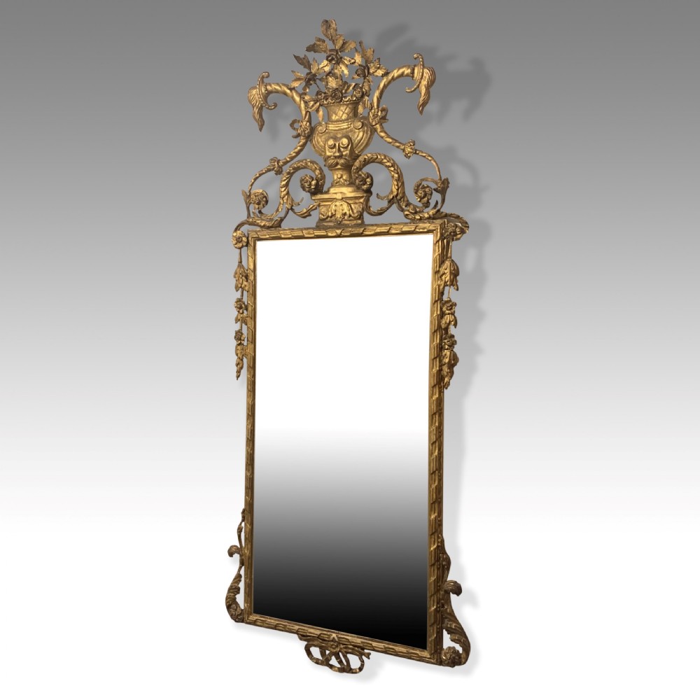 Tall 6ft 6in gilt Mirror View X