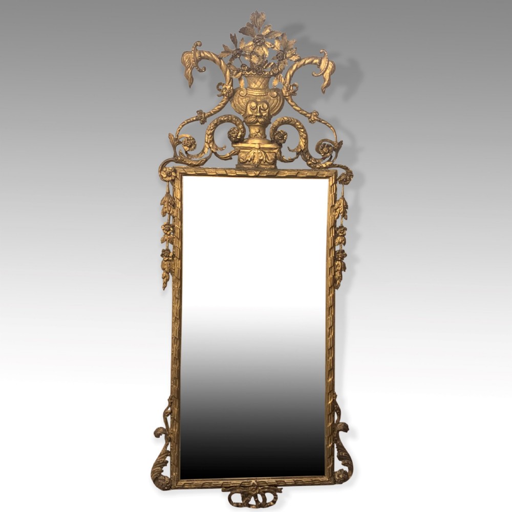 Tall 6ft 6in gilt Mirror View XI