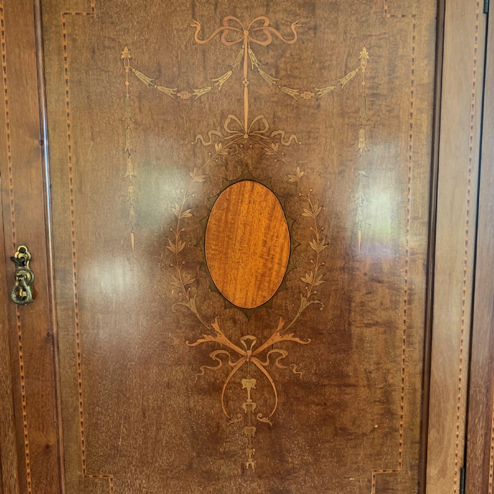 Edwardian triple wardrobe View IV