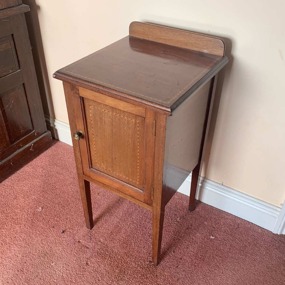 Edwardian bedside cupboard