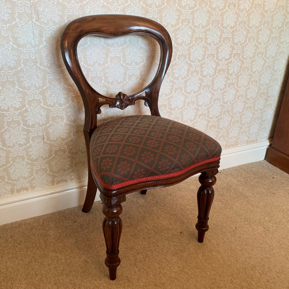 Six mahogany balloon back Dining Chairs View IV