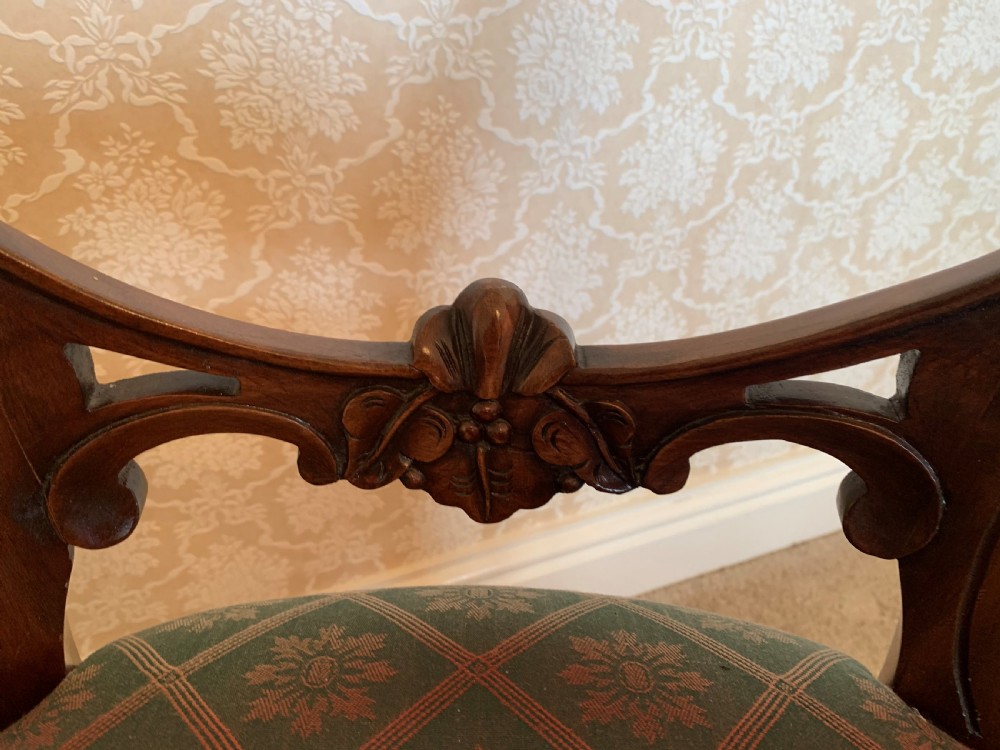 Six mahogany balloon back Dining Chairs View VI
