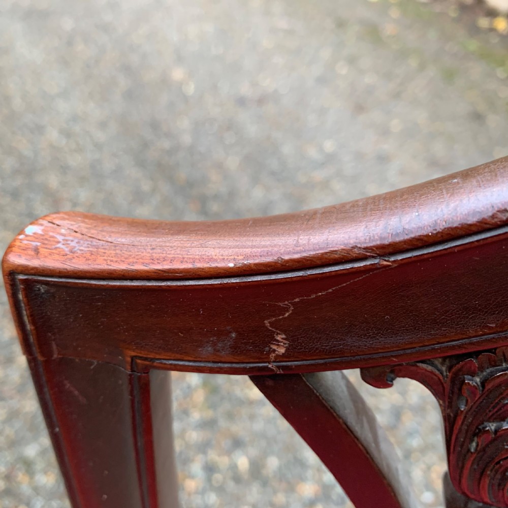 Six 6 Shield Back Chairs ROYAL HISTORY View XI