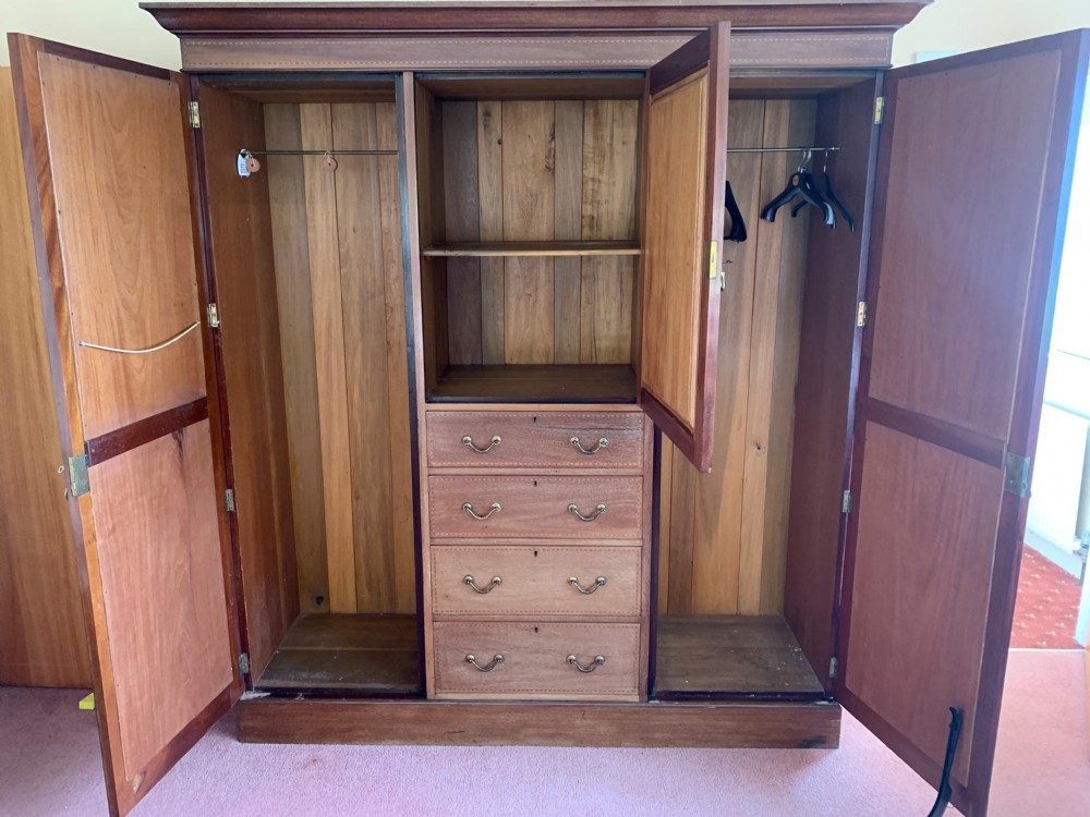 Edwardian triple wardrobe View VI
