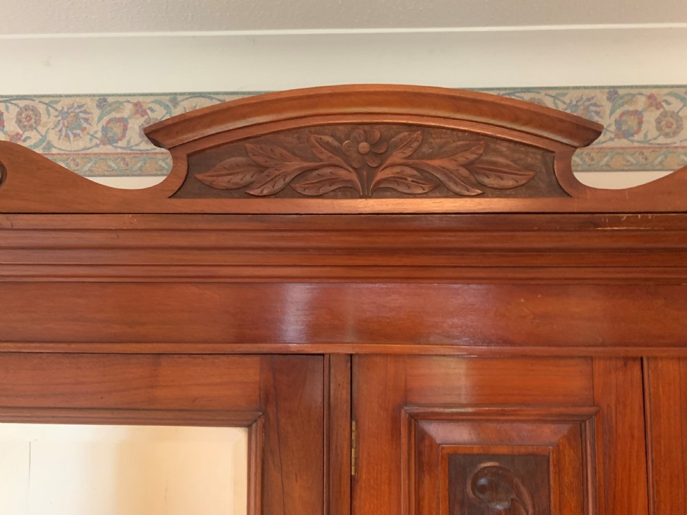 Arts & Crafts walnut wardrobe View VI