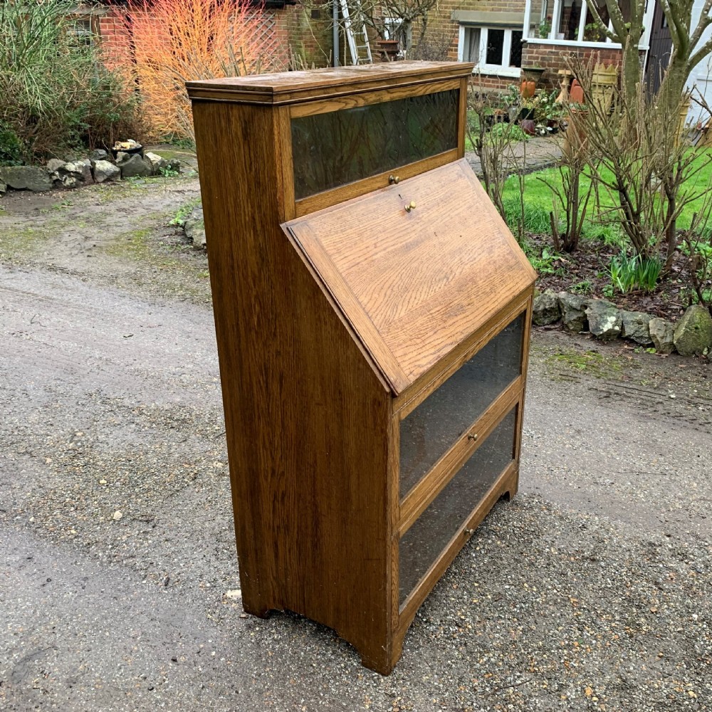 Globe Wernicke style bureau bookcase View II