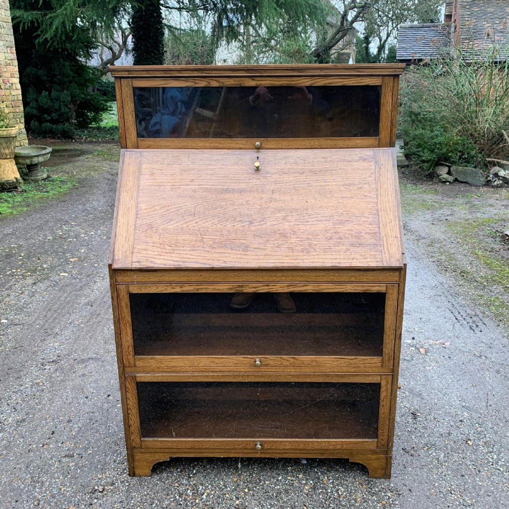 Globe Wernicke style bureau bookcase View III