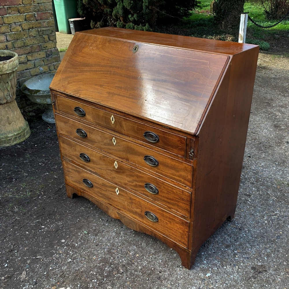 Georgian mahogany bureau