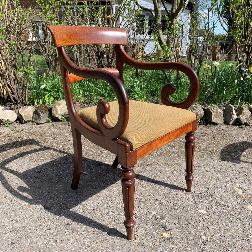 Set of six mahogany dining chairs by James Winter of London View IV