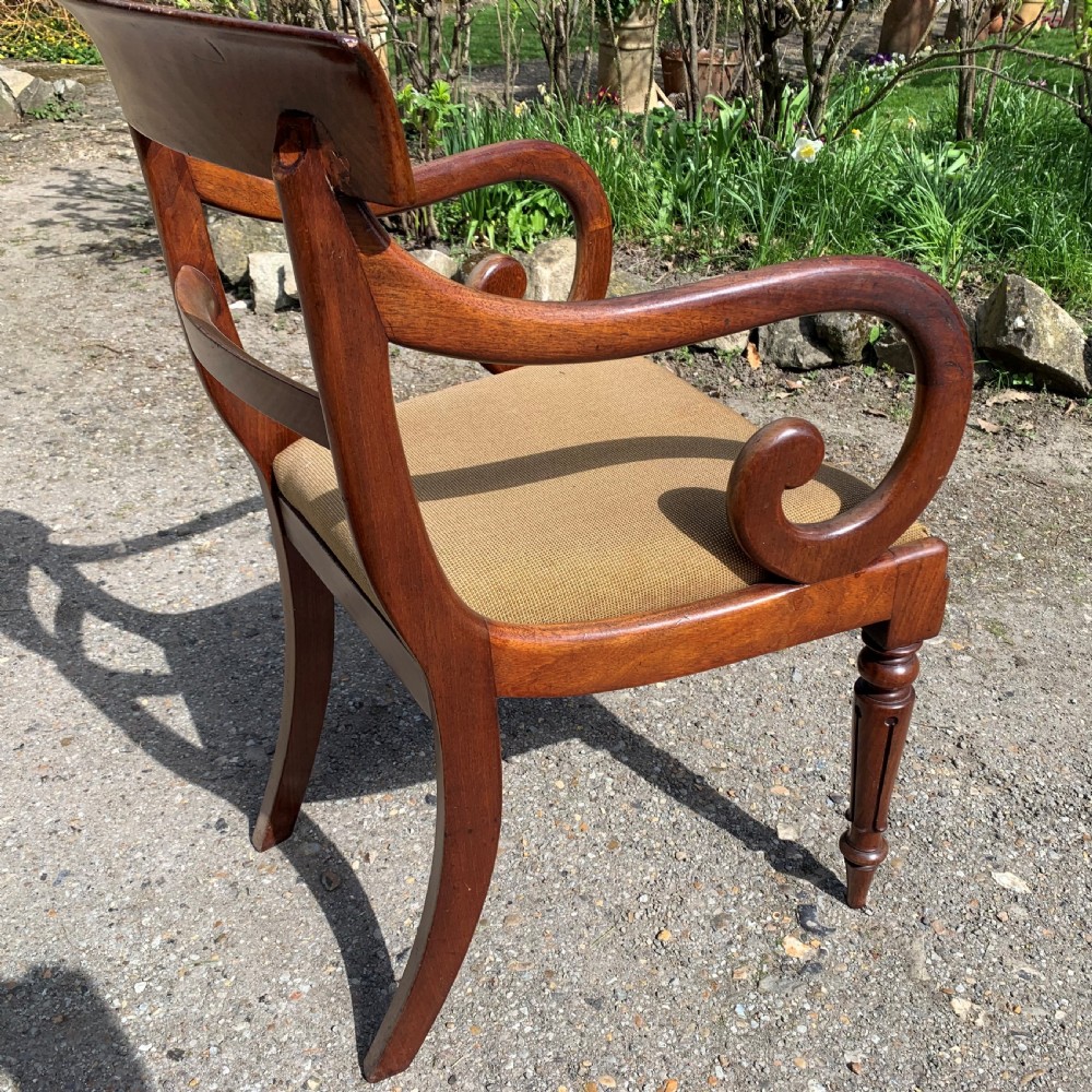 Set of six mahogany dining chairs by James Winter of London View V