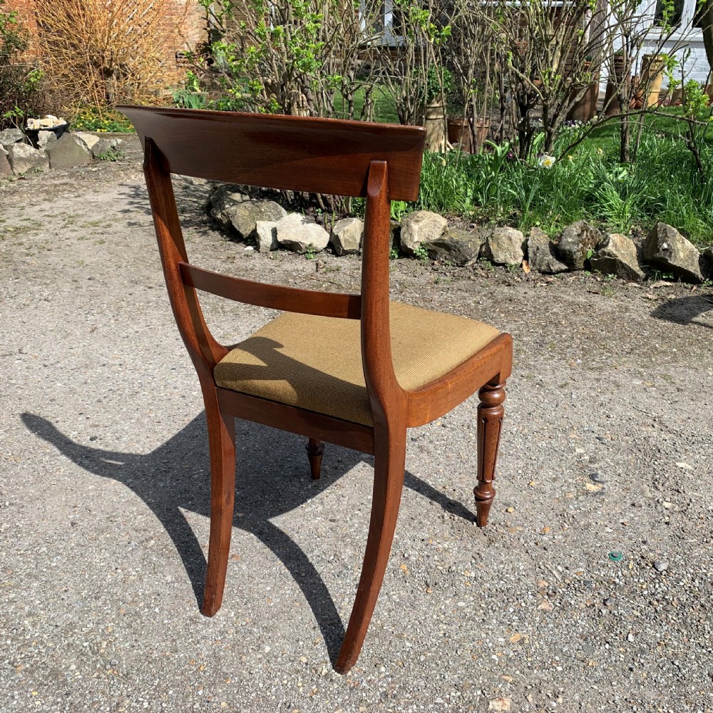 Set of six mahogany dining chairs by James Winter of London View VII