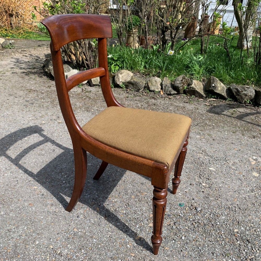 Set of six mahogany dining chairs by James Winter of London View IX