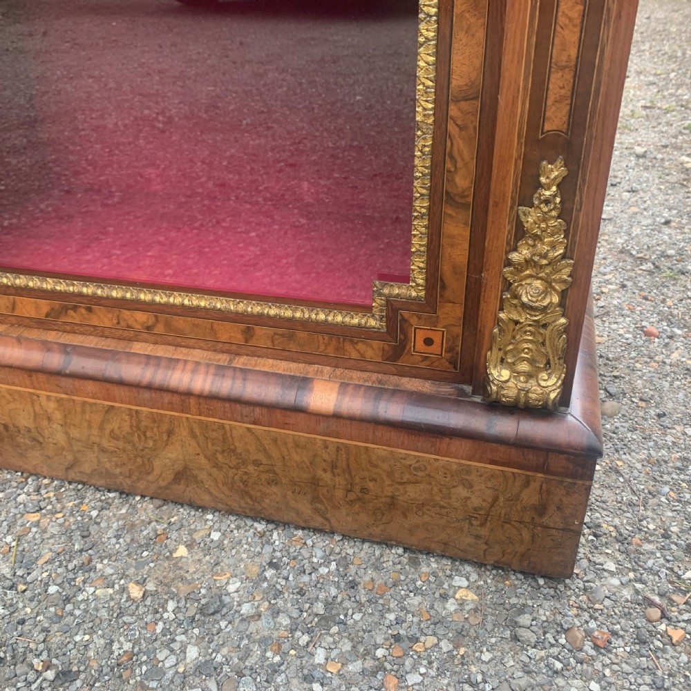 Burr walnut and ormolu mounted breakfront side cabinet/credenza View VI