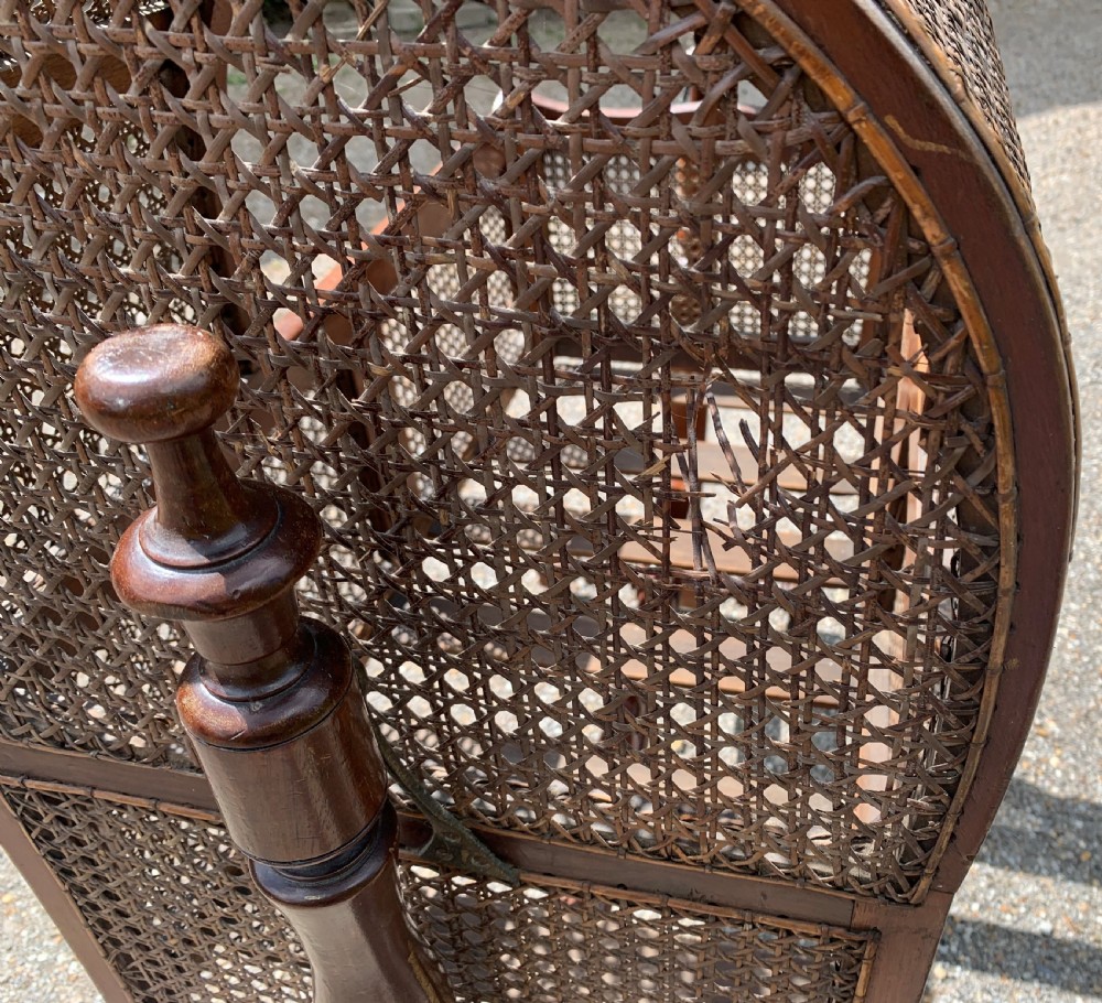 Georgian mahogany swinging crib View VI
