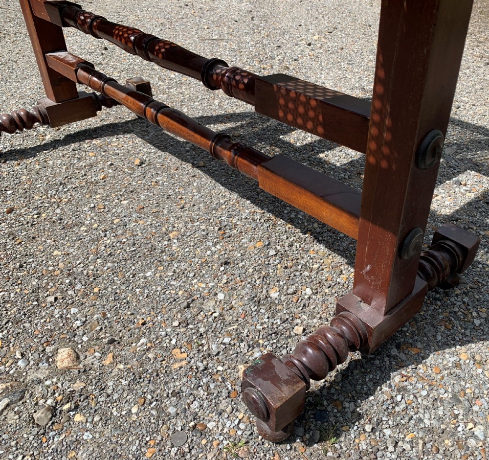 Georgian mahogany swinging crib View VII