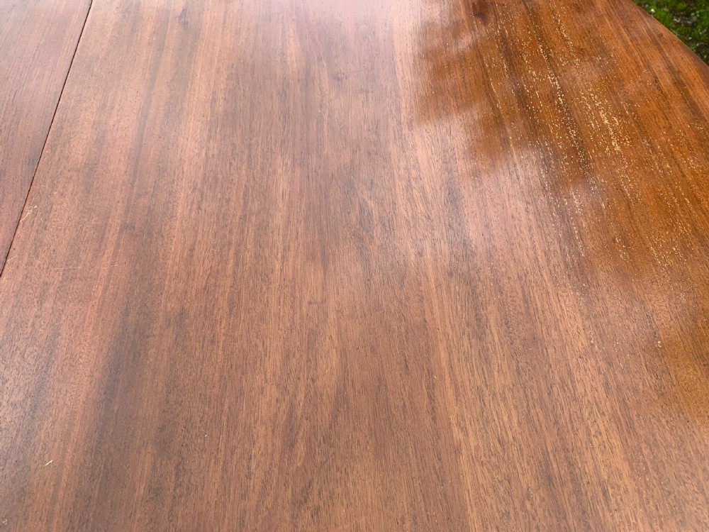 Mahogany extending pedestal dining table seats 10+ View XI