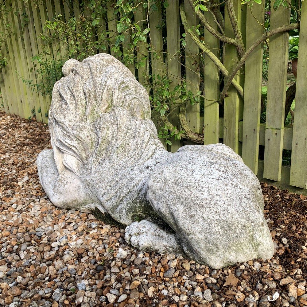 Large Stone Lion View IV
