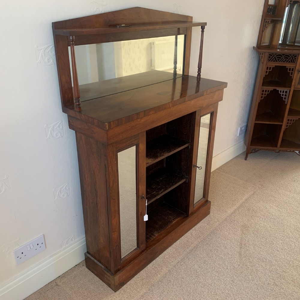 Small Regency chiffonier side cabinet View V