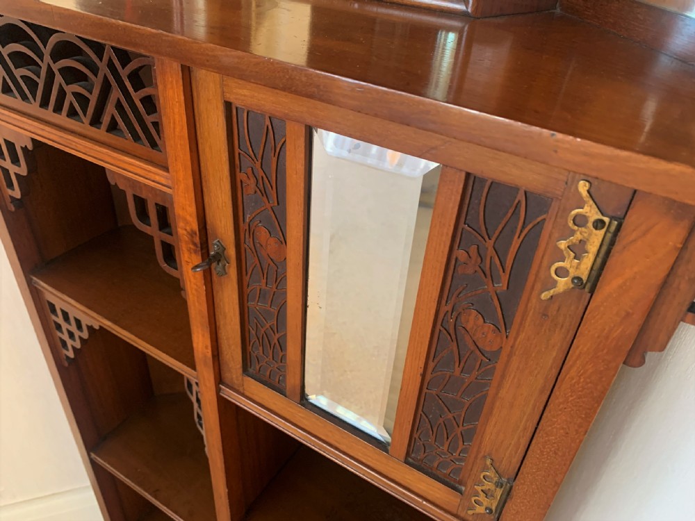 Rare Arts and crafts Chinese influence corner unit View V