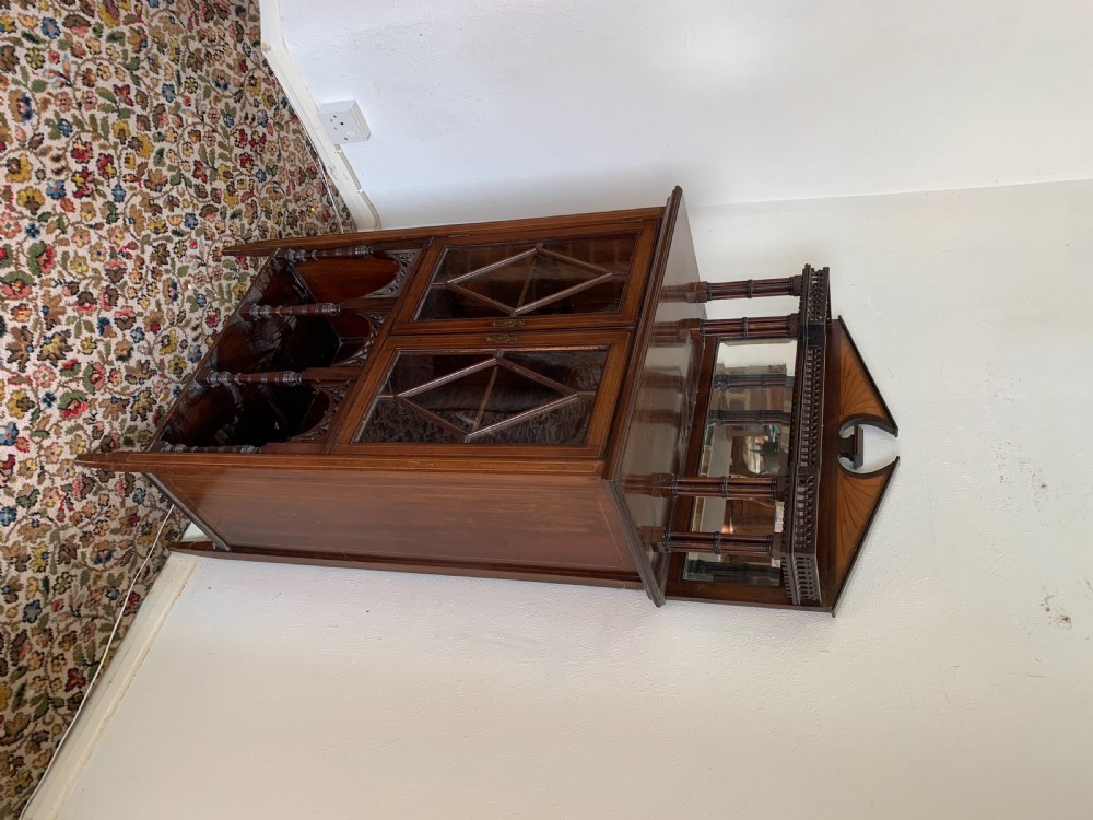 Edwardian Music/Side/display Cabinet View XII