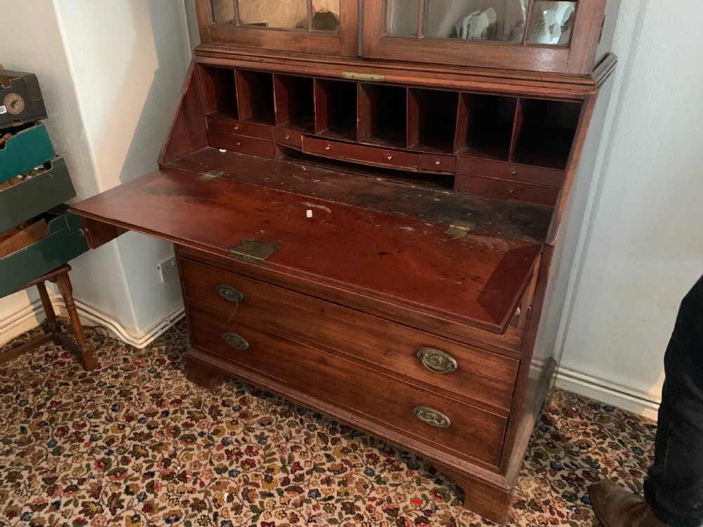 Georgian Bureau Bookcase View II